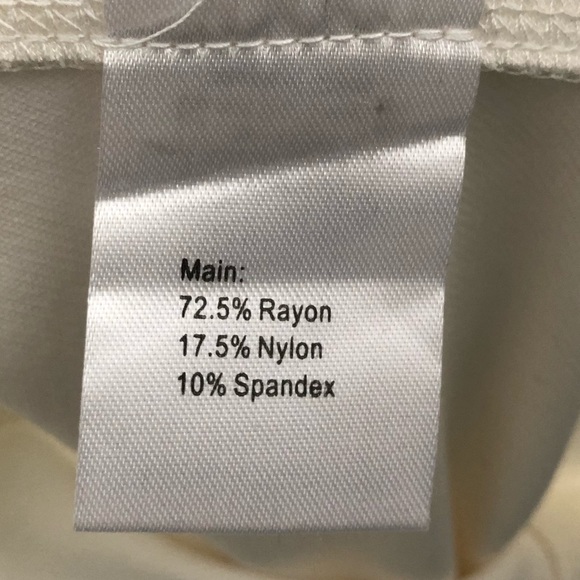 PINK STITCH white pant/legging size 4 - Picture 6 of 7